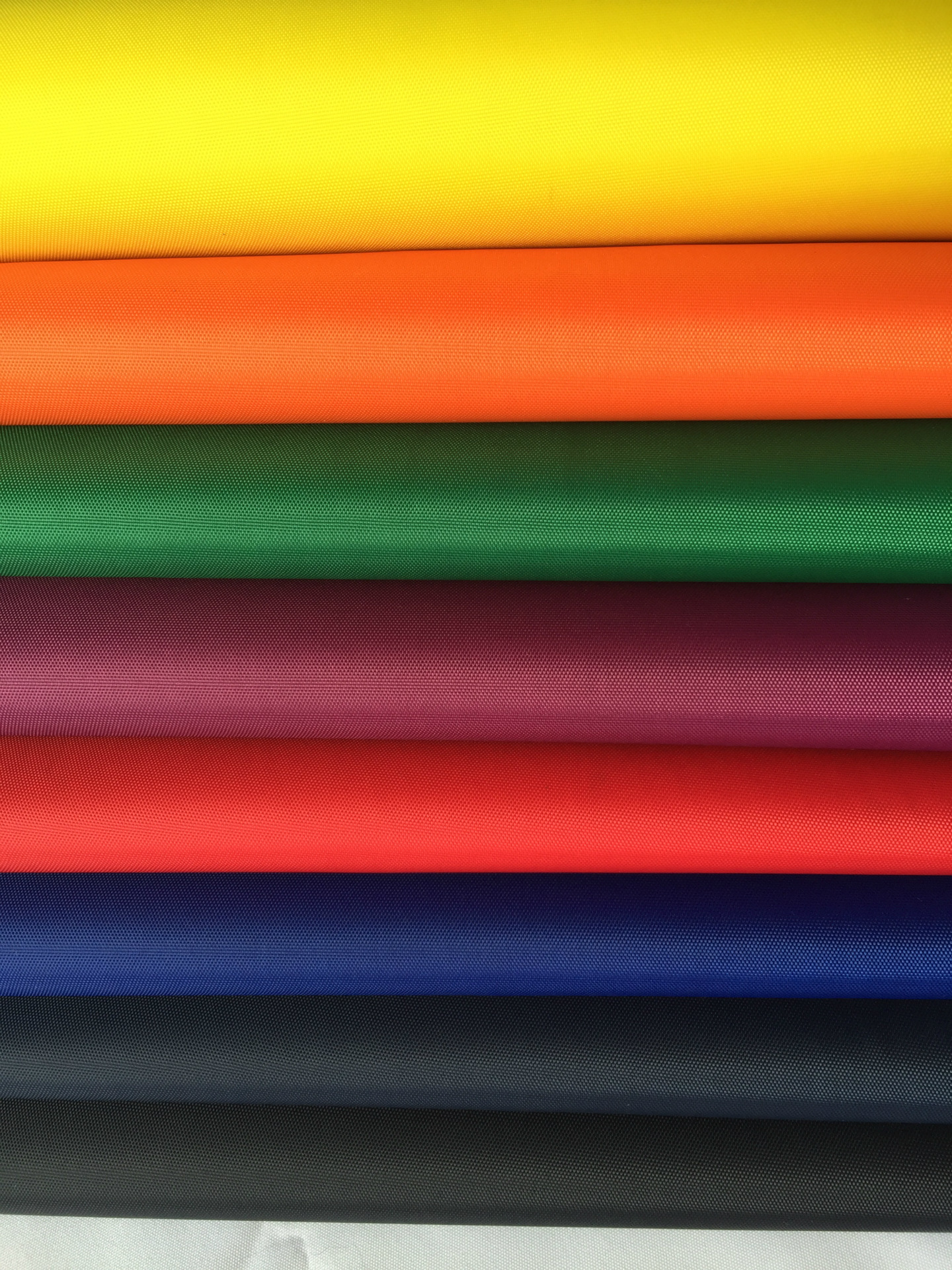 Polyester 150D Oxford fabric waterproof pu coating flame retardant for tent