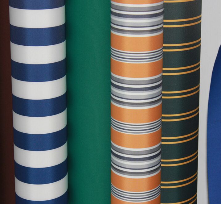 Polyester awning fabric