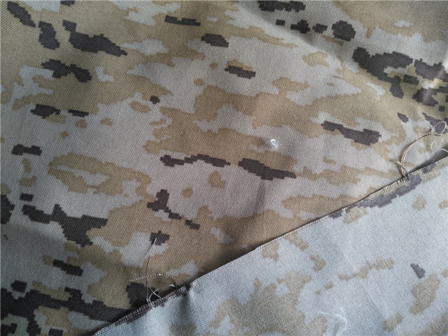 Nylon 1000D Cordura Tela del camuflaje del desierto Impreso impermeable capa de la PU