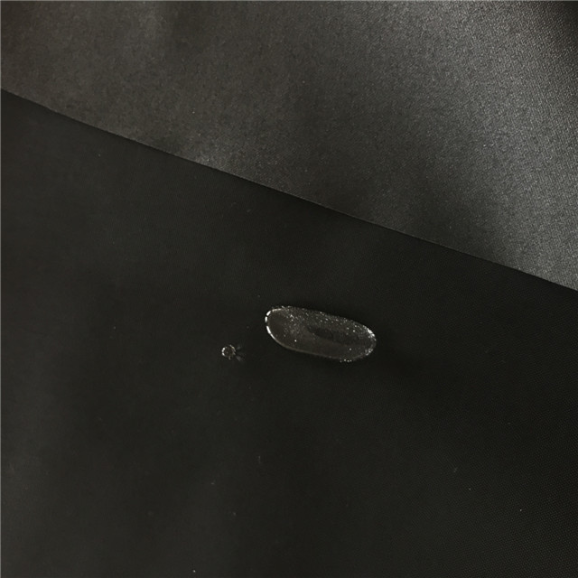 Nylon Cordura Tela Color Negro impermeable capa de la PU
