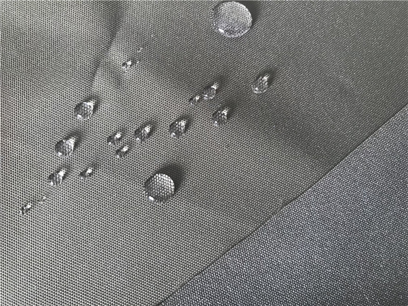 Poliéster 600D Oxford tela impermeable capa de la PU 300 GSM para la bolsa