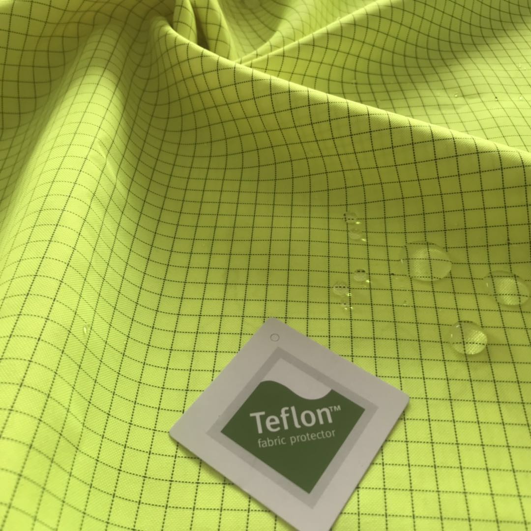 Poliéster de alta visibilidad anti-estático de Teflón impermeable de tela Oxford